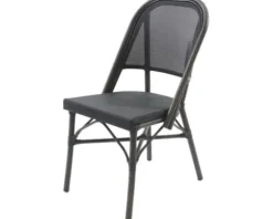 Bistrostuhl Paris 47 x 57 x 90 cm Bambus schwarz