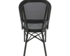 Bistrostuhl Paris 47 x 57 x 90 cm Bambus schwarz