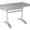 Bistrotisch Acamp HPL 120 x 80 cm Aluminium platin klappbar
