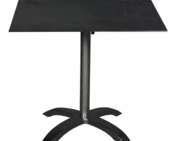 Bistrotisch Acamp HPL 80 x 80 cm Aluminium anthrazit klappbar