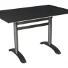 Bistrotisch Acamp HPL 120 x 80 cm Aluminium anthrazit klappbar