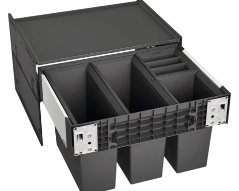 BLANCO Einbaumülleimer SELECT II 60/4 Fassungsvermögen 2x 15 l und 2x 6 l 526206
