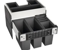 BLANCO Einbaumülleimer SELECT II 60/4 Orga Fassungsvermögen 2x 15 l und 2x 6 l 526211