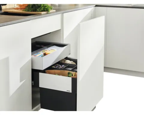 BLANCO Einbaumülleimer SELECT II 60/3 Orga Fassungsvermögen 3x 15 l 526209