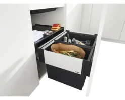BLANCO Einbaumülleimer SELECT II 60/2 Fassungsvermögen 1x 30 l und 1x 19 l 526203