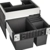 BLANCO Einbaumülleimer SELECT II 60/3 Orga Fassungsvermögen 1x 30 l und 2x 8 l 526210