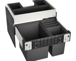 BLANCO Einbaumülleimer SELECT II 60/3 Orga Fassungsvermögen 1x 30 l und 2x 8 l 526210