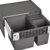 BLANCO Einbaumülleimer SELECT II 60/3 Fassungsvermögen 1x 30 l und 2x 8 l 526205