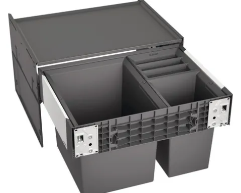 BLANCO Einbaumülleimer SELECT II 60/3 Fassungsvermögen 1x 30 l und 2x 8 l 526205