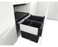 BLANCO Einbaumülleimer SELECT II 60/3 Fassungsvermögen 1x 30 l und 2x 8 l 526205