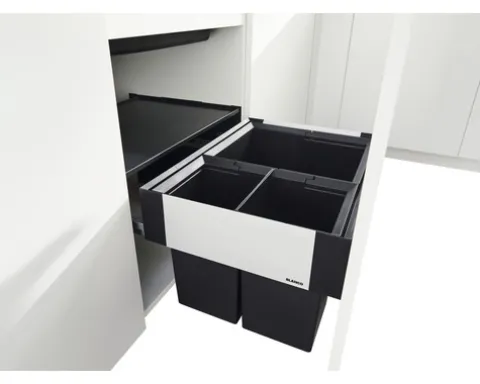BLANCO Einbaumülleimer SELECT II 60/3 Fassungsvermögen 1x 30 l und 2x 8 l 526205