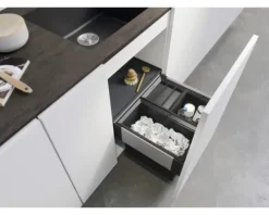 BLANCO Einbaumülleimer SELECT II 50/3 Fassungsvermögen 2x 8 l und 1x 19 l 526202