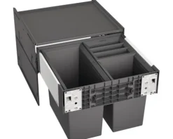 BLANCO Einbaumülleimer SELECT II 50/3 Fassungsvermögen 2x 8 l und 1x 19 l 526202