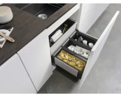 BLANCO Einbaumülleimer SELECT II 50/3 Fassungsvermögen 2x 8 l und 1x 19 l 526202
