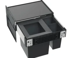 BLANCO Einbaumülleimer SELECT II BIG 60/3 Anzahl Fächer 3 2x 6 l 1x 35 l schwarz 528148
