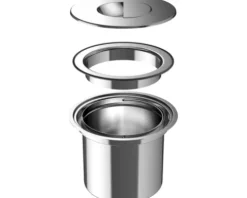 BLANCO Einbaumülleimer Solon 7 l edelstahl 512471