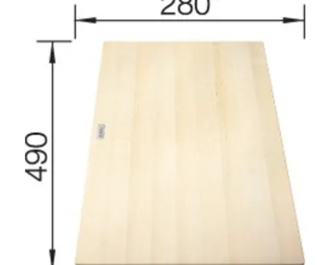 BLANCO Holzschneidbrett Ahorn 280 x 490 235844