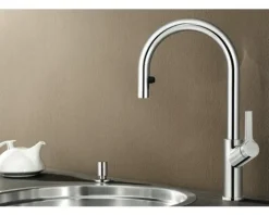Blanco Küchenarmatur CARENA-S VARIO DVGW geprüft schwarz chrom matt 526172
