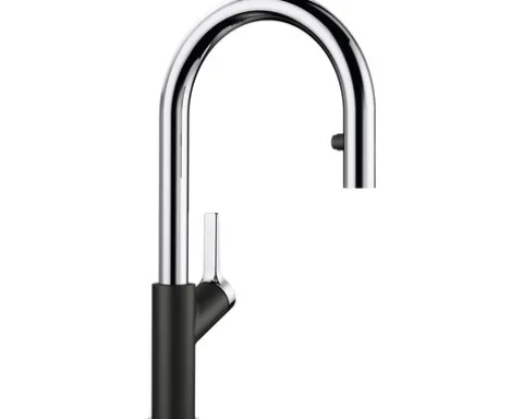 Blanco Küchenarmatur CARENA-S VARIO DVGW geprüft schwarz chrom matt 526172