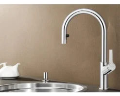 Blanco Küchenarmatur CARENA-S VARIO felsgrau 521359