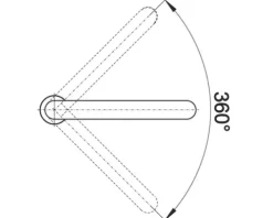 Blanco Küchenarmatur flexibel ELOSCOPE-F II chrom 516672