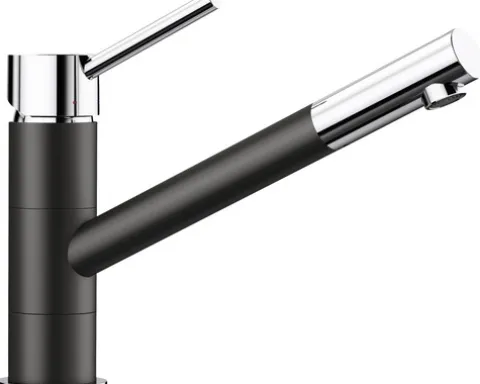 Blanco Küchenarmatur KANO chrom schwarz 526175