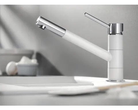 Blanco Küchenarmatur KANO chrom vulkangrau 526950