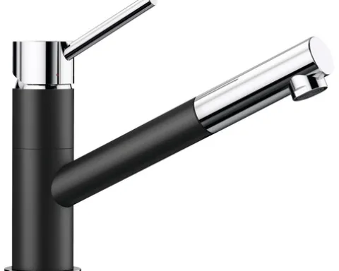 Blanco Küchenarmatur KANO-S chrom schwarz 526174