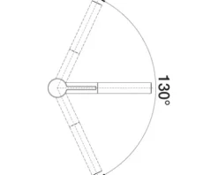 Blanco Küchenarmatur LINEE-S edelstahl gebürstet 517593