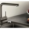 Blanco Küchenarmatur LINUS DVGW geprüft schwarz matt 526149