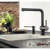 Blanco Küchenarmatur LINUS-S DVGW geprüft schwarz matt 525807