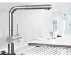 Blanco Küchenarmatur LINUS-S edelstahl gebürstet 517184