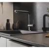 Blanco Küchenarmatur LINUS-S vulkangrau matt 526958