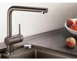 Blanco Küchenarmatur LINUS vulkangrau matt 526960