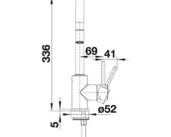 Blanco Küchenarmatur MIDA-S weiß 521457