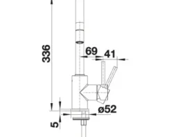 Blanco Küchenarmatur MIDA-S weiß 521457