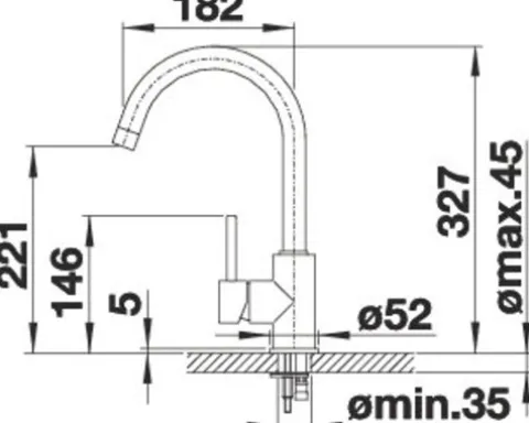Blanco Küchenarmatur MIDA weiß 519418