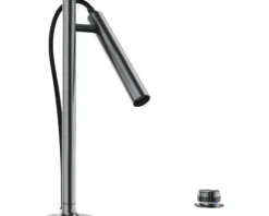 Blanco Küchenarmatur mit Brause LUNEOO-S satin dark steel satiniert 527975