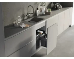 Blanco Küchenarmatur mit Filterfunktion und Kochend heißes Wasser CHOICE ICONA satin dark steel satiniert 527659