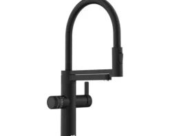 Blanco Küchenarmatur mit Filterfunktion und Kochend heißes Wasser DRINK.HOT EVOL-S PRO schwarz matt 526634