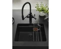 Blanco Küchenarmatur mit Filterfunktion und Kochend heißes Wasser DRINK.HOT EVOL-S PRO schwarz matt 526634