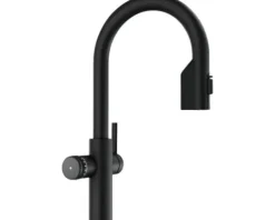 Blanco Küchenarmatur mit Filterfunktion und Kochend heißes Wasser Wasserhahn mit Sprudel CHOICE ICONA-C schwarz matt 527929