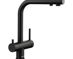 Blanco Küchenarmatur mit Filterfunktion FONTAS II schwarz matt 526670