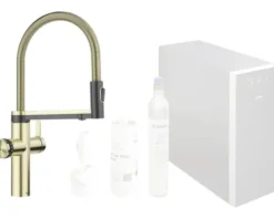 Blanco Küchenarmatur mit Filterfunktion und Kochend heißes Wasser CHOICE ICONA satin gold satiniert 527658