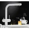 Blanco Küchenarmatur mit Filterfunktion FONTAS II silgranitweiß matt 523134