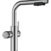 Blanco Küchenarmatur mit Filterfunktion und Kochend heißes Wasser Wasserhahn mit Sprudel CHOICE ICONA-L edelstahl gebürstet 527923