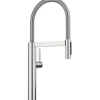 Blanco Küchenarmatur mit Handbrause CULINA-S II edelstahl gebürstet 527463