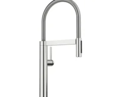 Blanco Küchenarmatur mit Handbrause CULINA-S II edelstahl gebürstet 527463