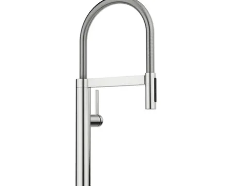 Blanco Küchenarmatur mit Handbrause CULINA-S II edelstahl gebürstet 527463