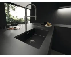 Blanco Küchenarmatur mit Handbrause CULINA-S II edelstahl gebürstet 527463